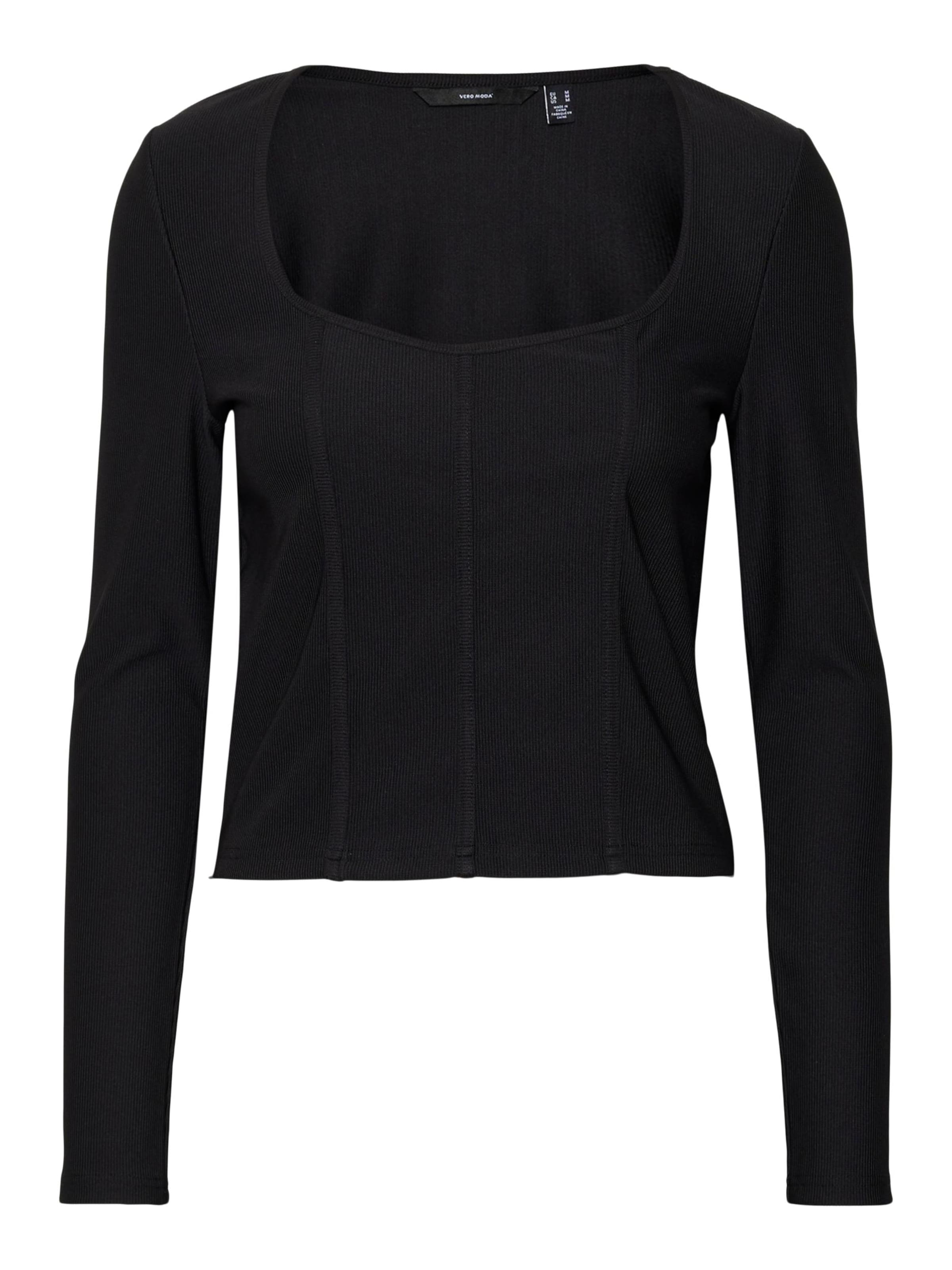 VERO MODA Shirt 'ASTA' in Black: front