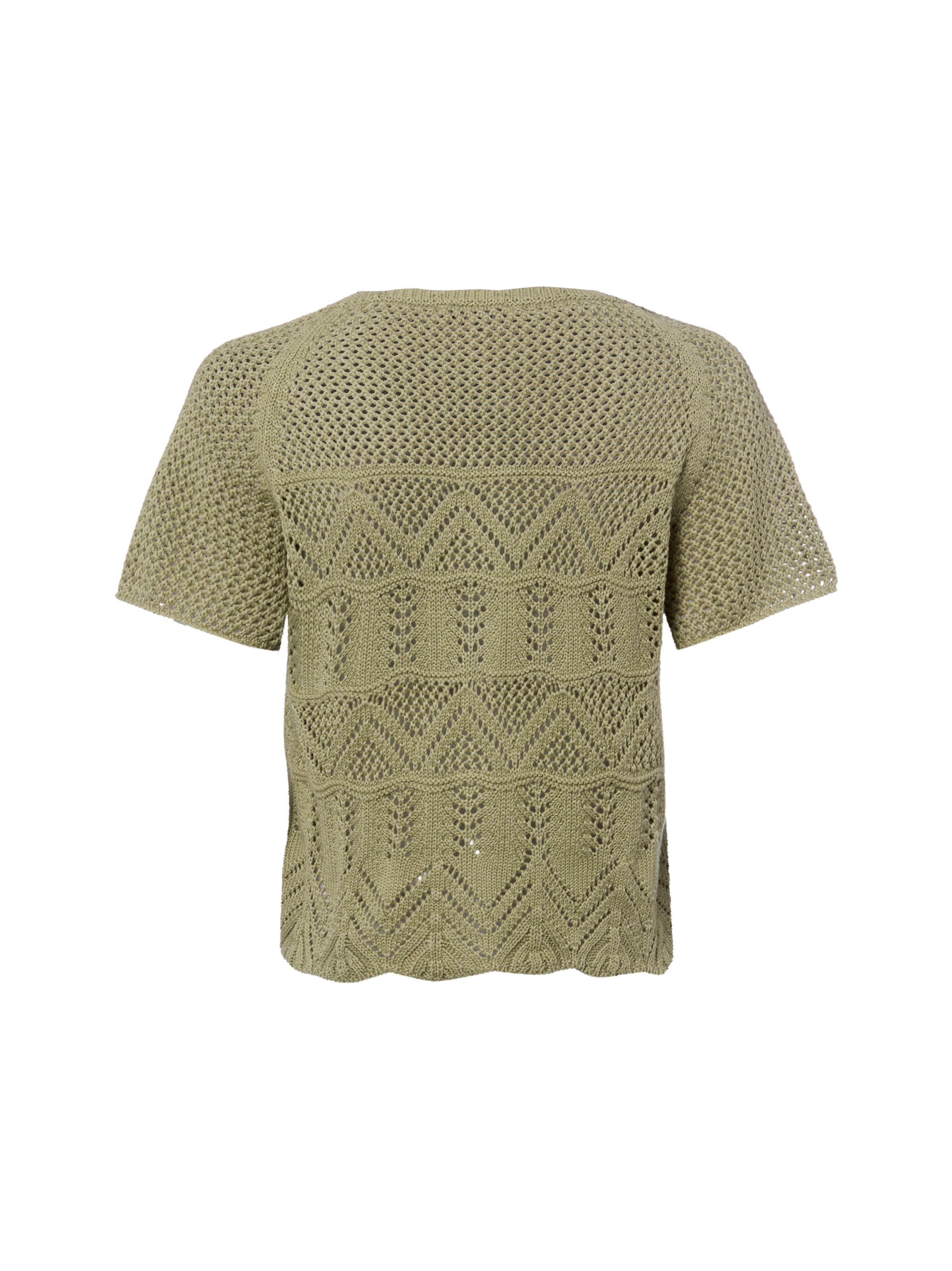 Marie Lund Knit cardigan in Green