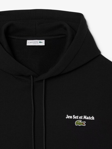 LACOSTE Sweatshirt in Schwarz
