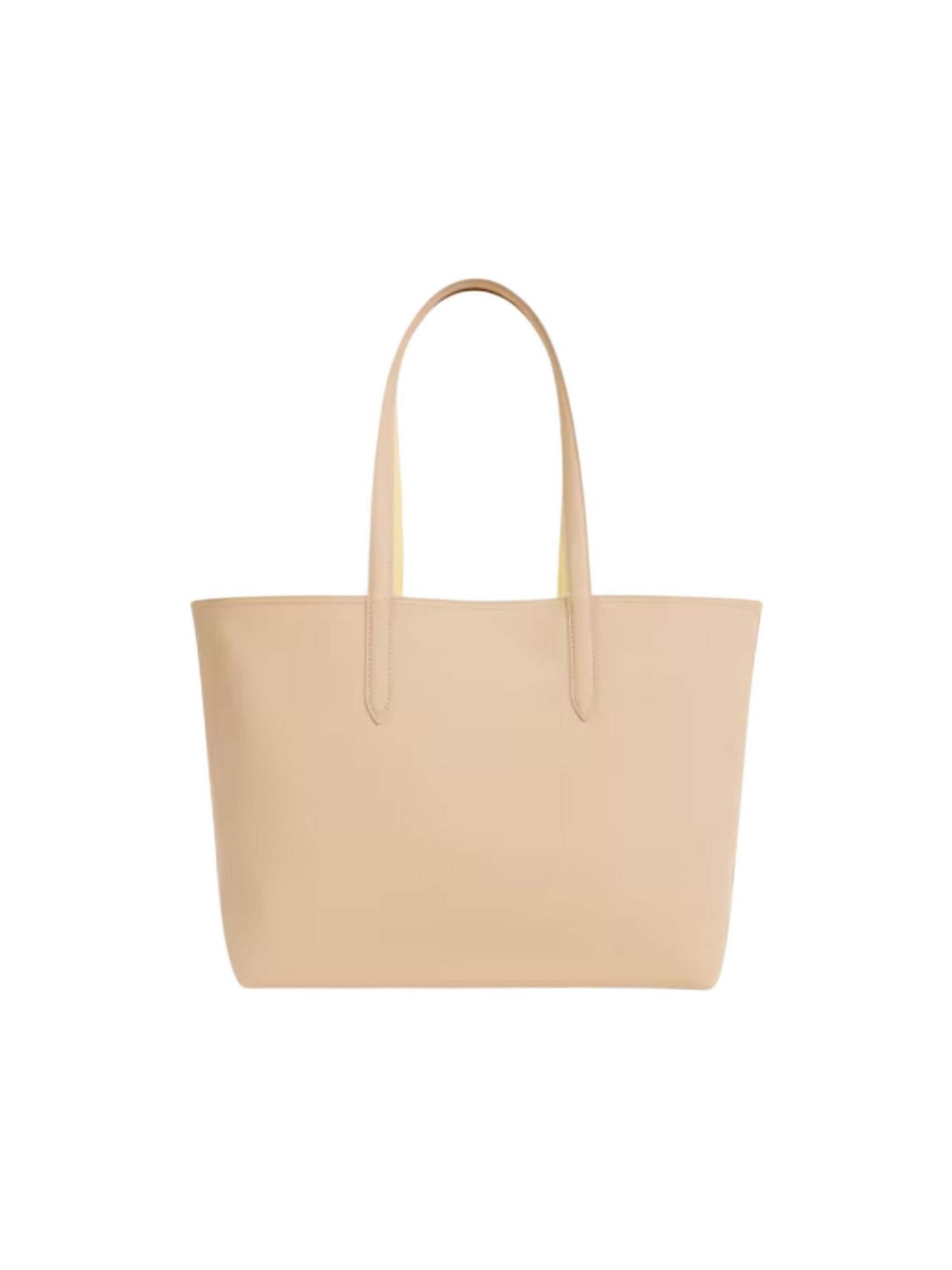 LACOSTE - Bolso de hombro 'SHOPPING NF2142' en beige