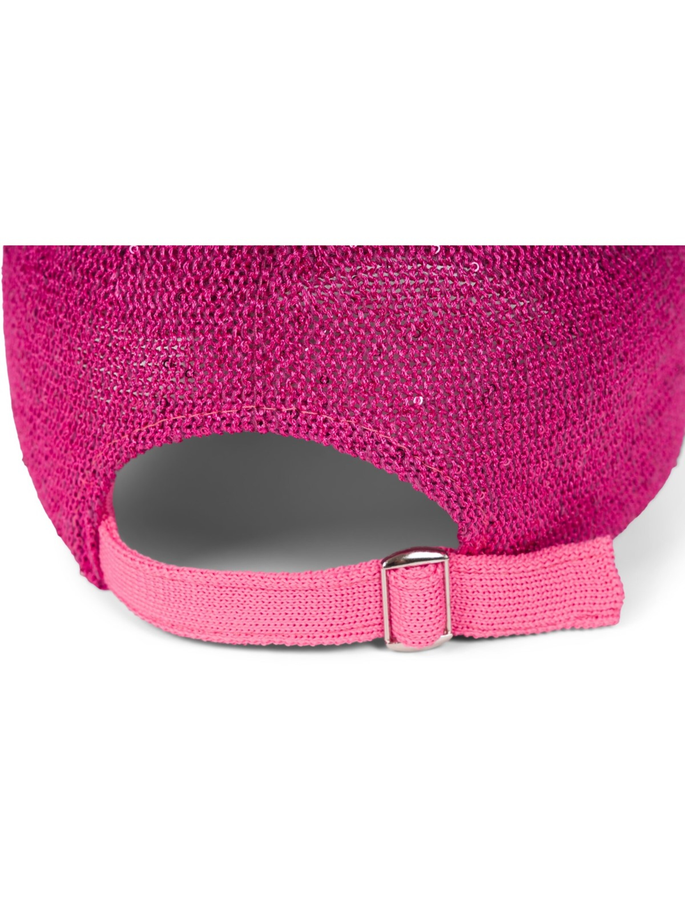 styleBREAKER Cap 'Gewebtes Baseball Cap Pailletten'‌‌‌‌‌‌‌‌ in Pink