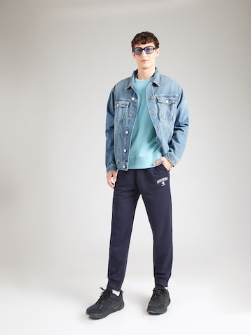 Champion Authentic Athletic Apparel Tapered Bukser 'Rib Cuff' i blå