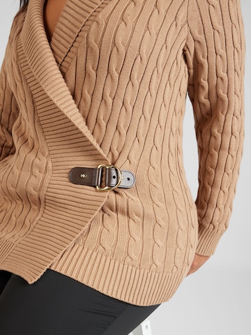 Lauren Ralph Lauren Plus Sweater 'DONATO' in Beige