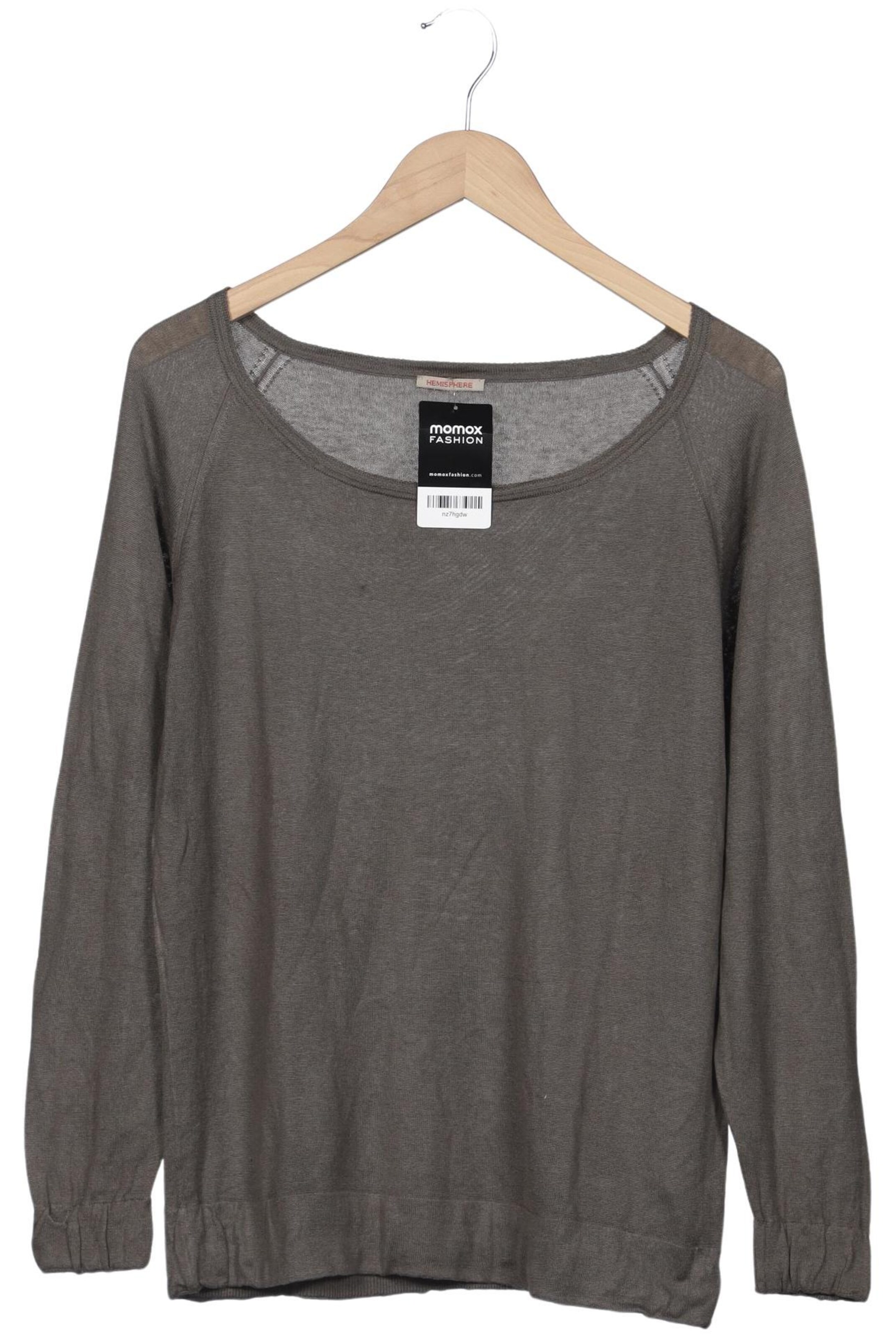 Hemisphere Sweater & Cardigan in S in Grey: front