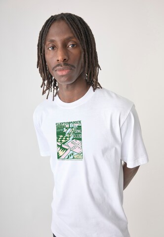Cleptomanicx Shirt 'Gamer' in Wit