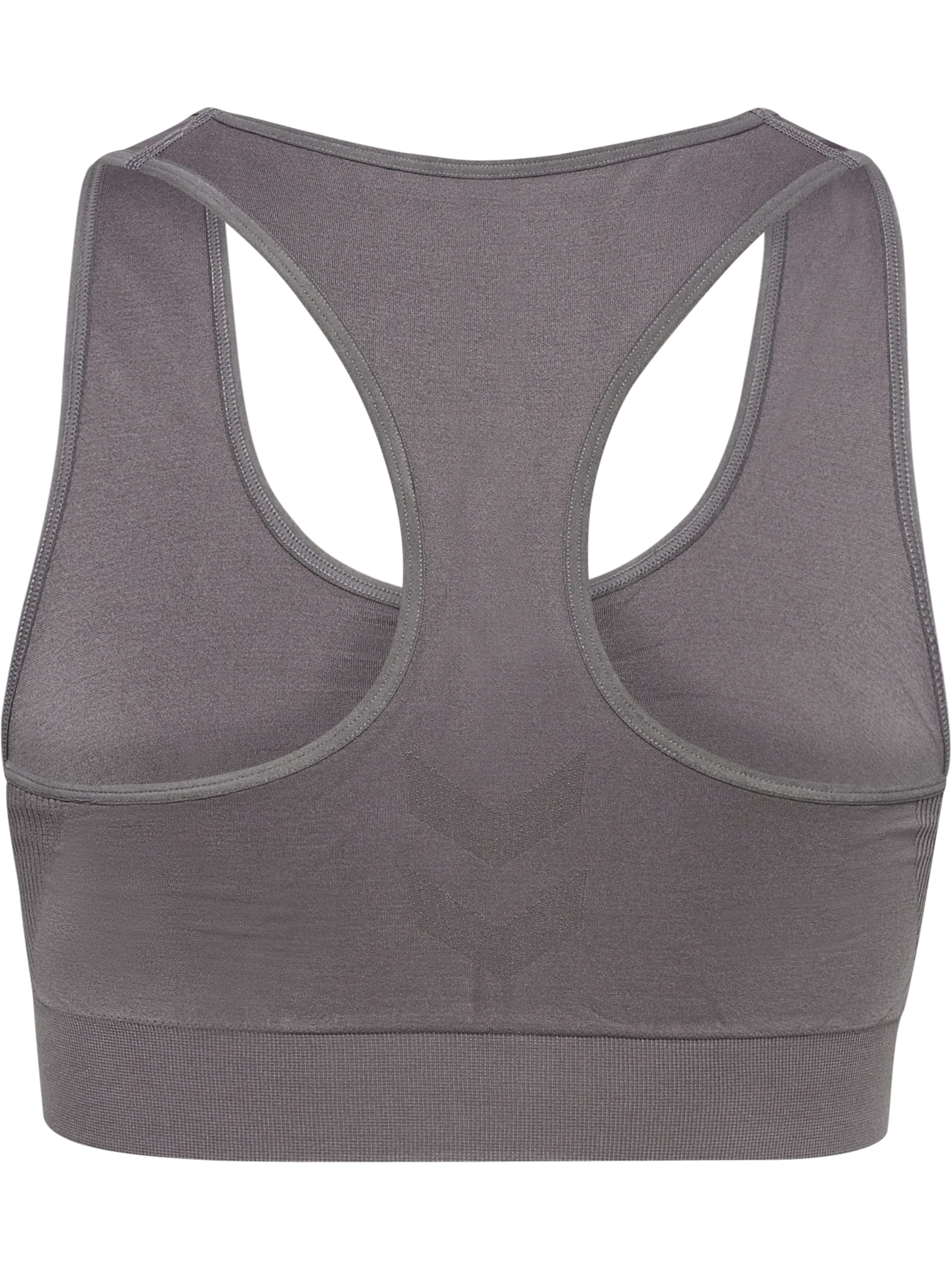 Hummel Bustier Sports-BH i grå