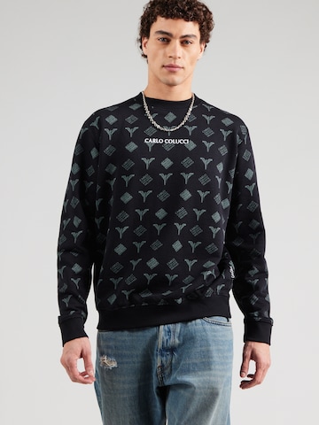 Carlo Colucci Sweatshirt 'Faistnauer' i svart: framsida