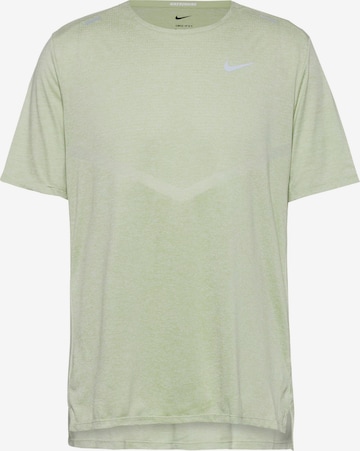 NIKE Performance Shirt 'Rise 365' in Green: front