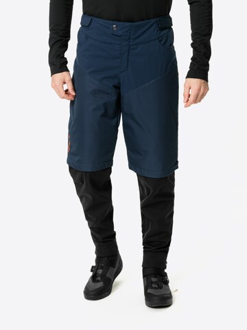 VAUDE Slim fit Outdoor Pants 'M All Year Moab ZO P III' in Blue: front
