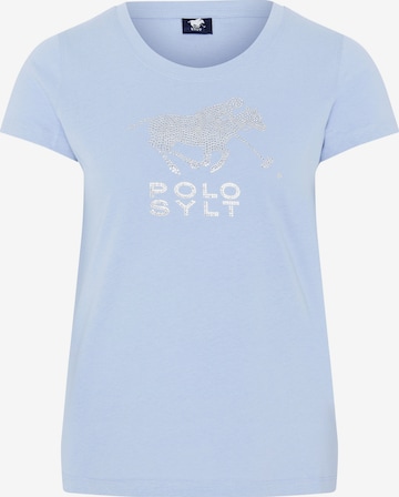 Polo Sylt Shirt in Blue: front