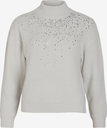 VILA Sweater 'SHEENA' in Grey: front