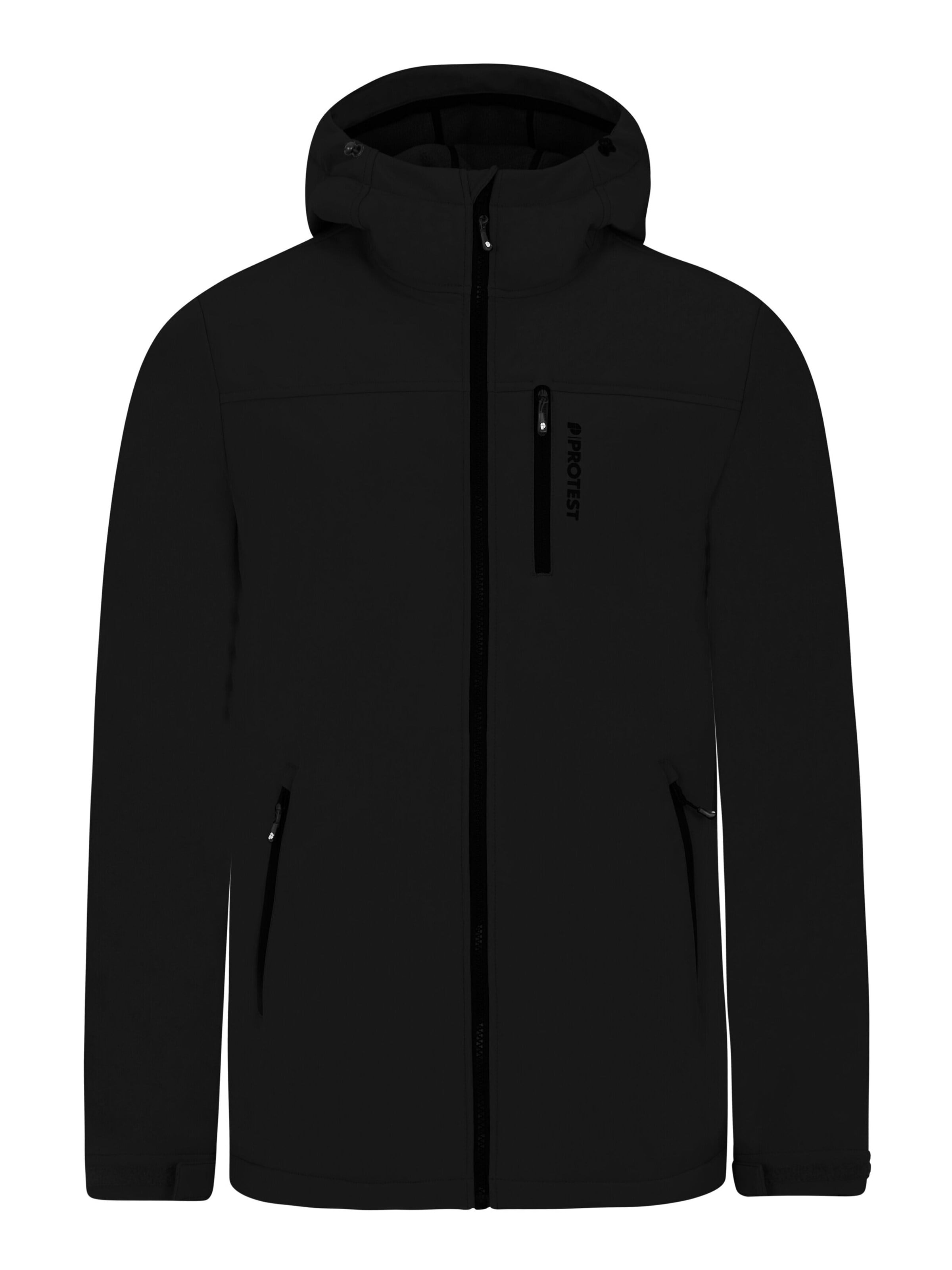PROTEST Athletic Jacket 'PRTKAGU' in Black: front