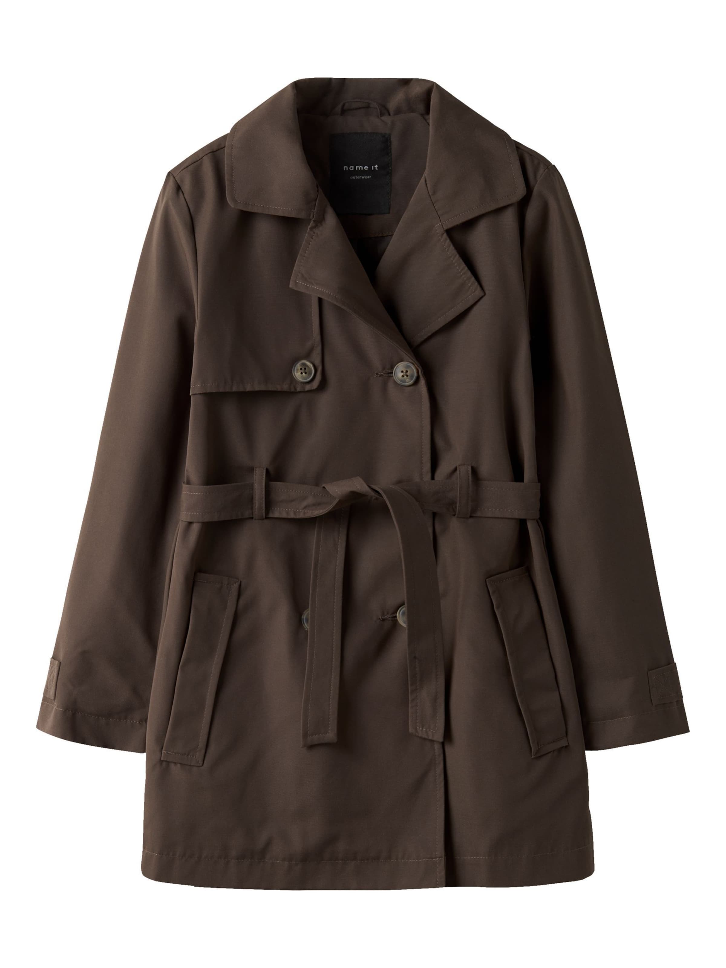 Manteau 'NKFMadelin' NAME IT en marron : devant