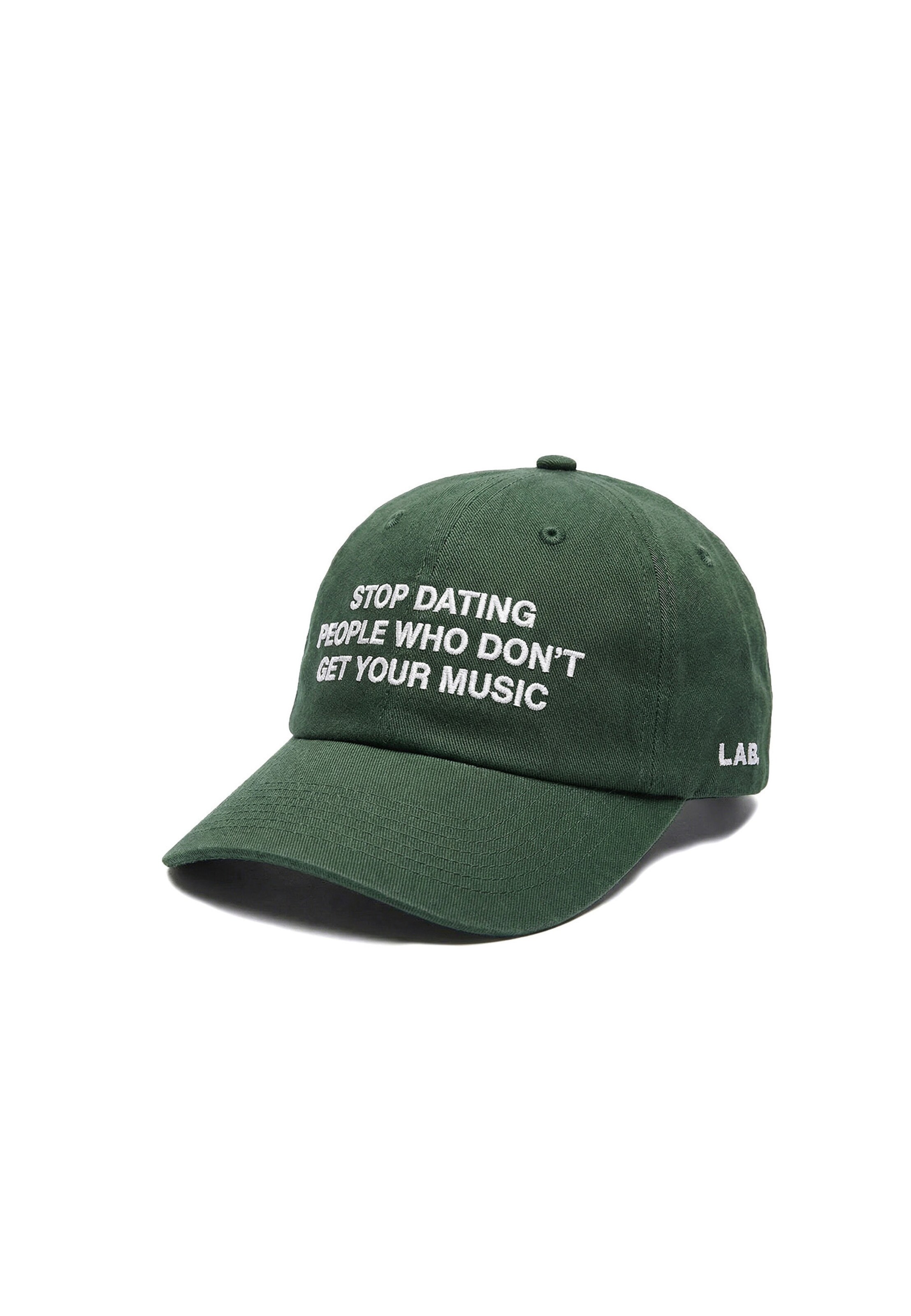 Hatline Lab Cap 'Hola Que Tal' in Green