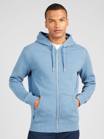 Giacca di felpa 'Essential' di Superdry & Co in blu: frontale
