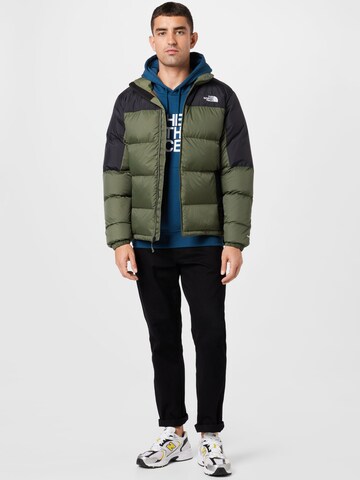 THE NORTH FACE Klasický střih Outdoorová bunda 'Diablo' – zelená