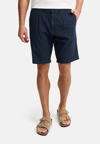INDICODE JEANS Regular Chino trousers 'Tryto' in Blue: front