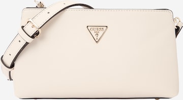 GUESS Taška přes rameno 'TALENT CROSSBODY TOP ZIP' – bílá: přední strana