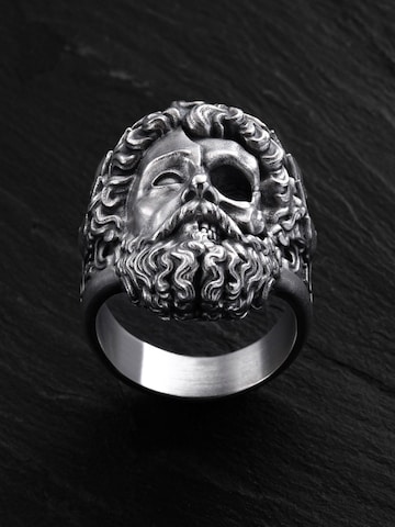 REYTEL Ring 'ZEUS. MEMENTO MORI' in Silver