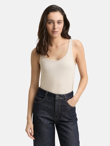 TOM TAILOR Top in Weiß: Vorderseite