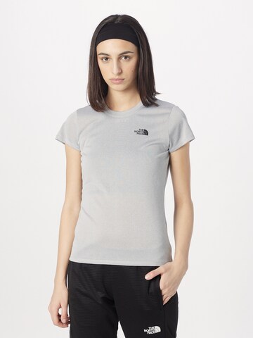 Maglia funzionale 'Reaxion' di THE NORTH FACE in grigio: frontale