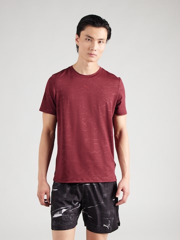 Tricou funcțional 'CLOUDSPUN' de la PUMA pe roșu: față