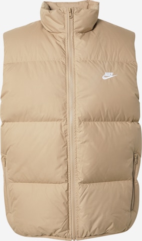 Gilet 'CLUB' di Nike Sportswear in beige: frontale