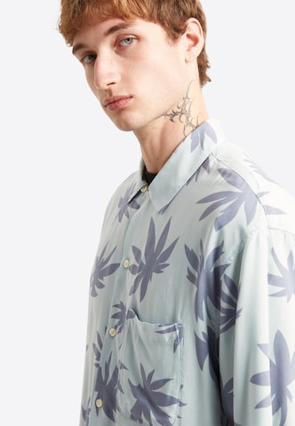VANS Comfort fit Button Up Shirt 'Van Doren' in Green