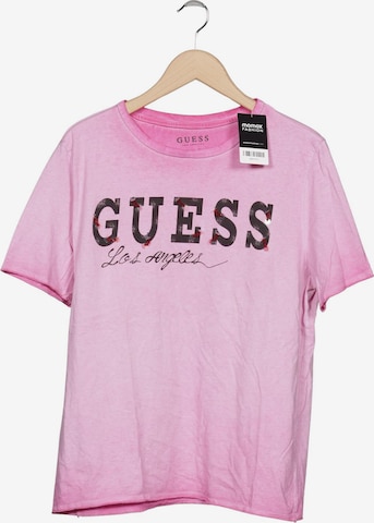 GUESS T-Shirt L in Pink: Vorderseite