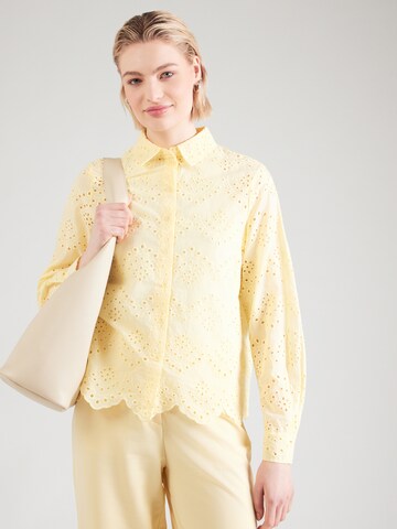 PIECES Bluza 'PCVILDE' | rumena barva: sprednja stran