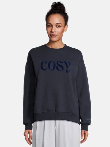 salzhaut Sweatshirt 'Saacht' in Blauw: voorkant