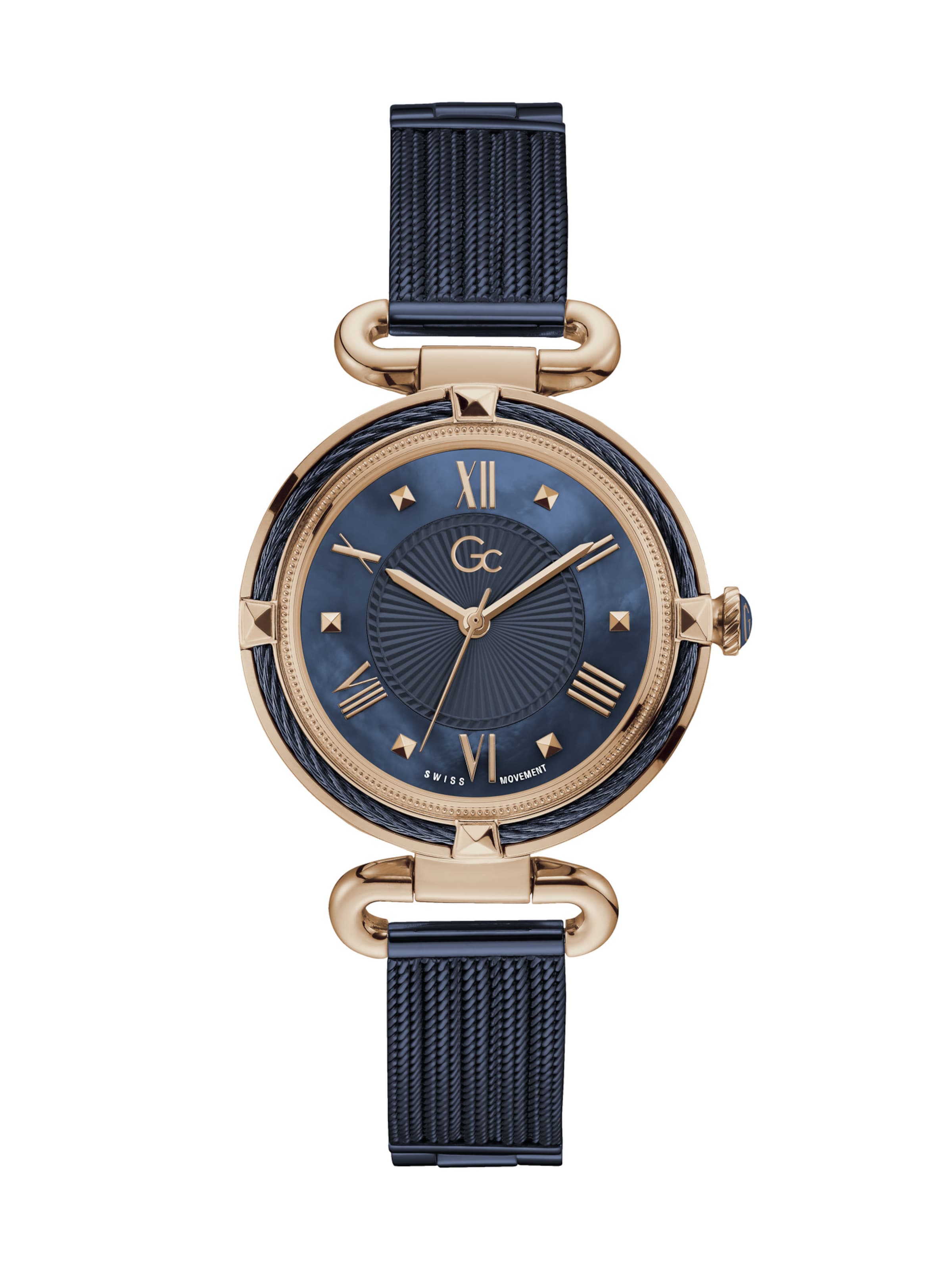 Gc Analoguhr 'Gc CableChic ' in Blau: Vorderseite