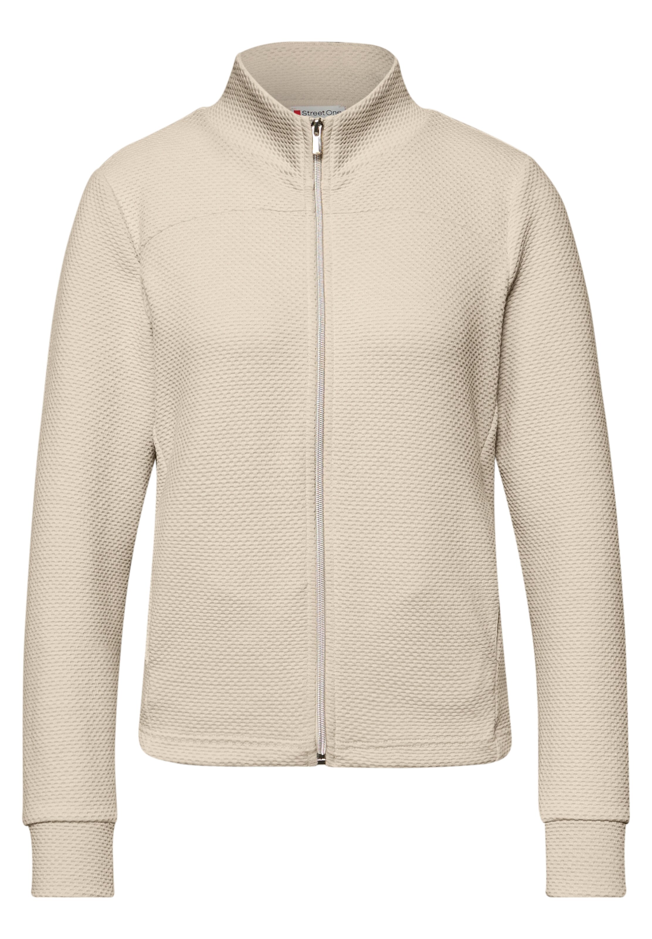 STREET ONE Strickjacke in Beige: Vorderseite