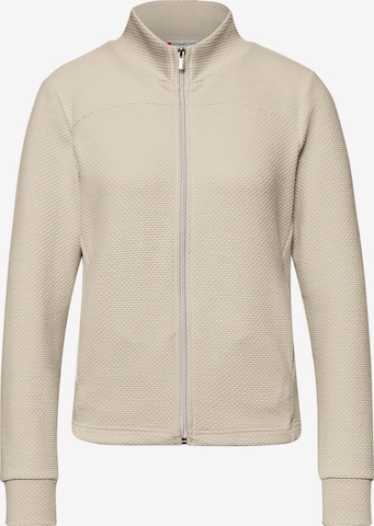 STREET ONE Knit Cardigan in Beige: front
