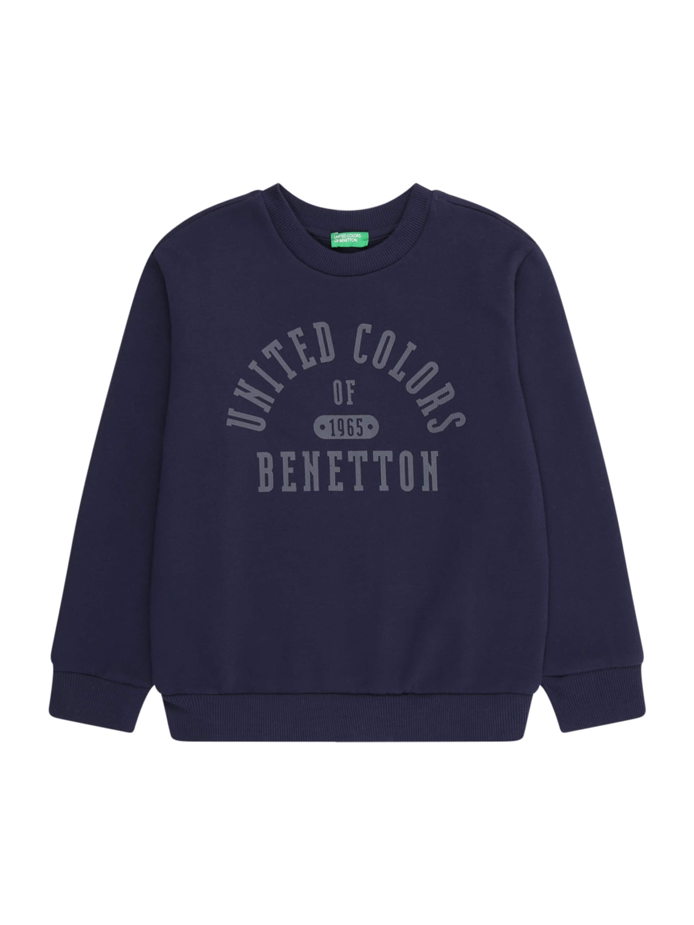Felpa di UNITED COLORS OF BENETTON in blu: frontale