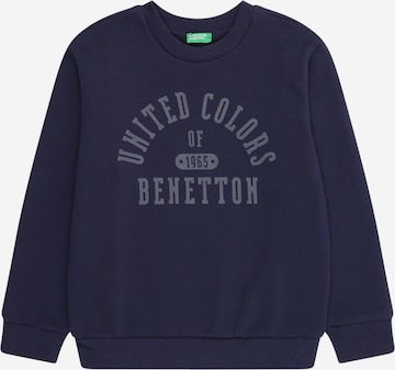 UNITED COLORS OF BENETTON Sweatshirt i blå: framsida