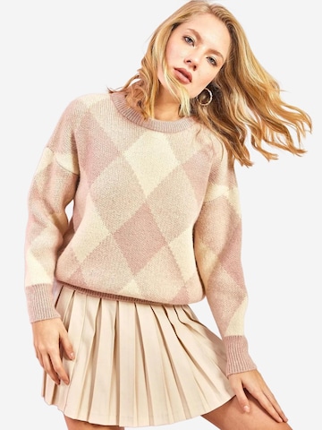 Pull-over 'Pullover' Bianco Lucci en rose : devant