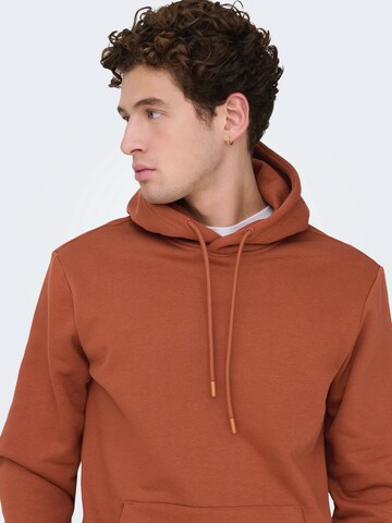 Only & Sons Sweatshirt 'ONSCONNOR' in Rot