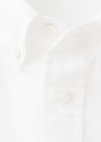 MANGO TEEN Regular fit Button Up Shirt in White