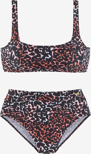 BUFFALO Bikini in mint / pfirsich / lachs / schwarz, Produktansicht