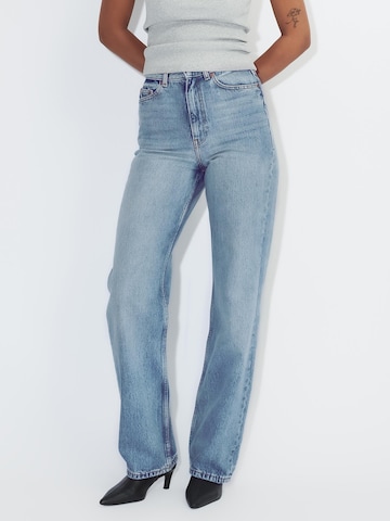 Dr. Denim Regular Jeans 'Echo High Straight' in Blauw