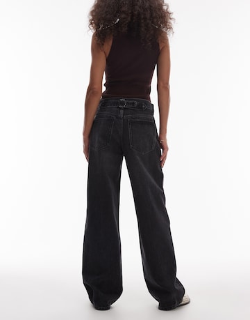 Wide leg Jeans 'Cinch' di TOPSHOP in nero