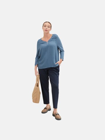 Tom Tailor Women + Shirt in Blue