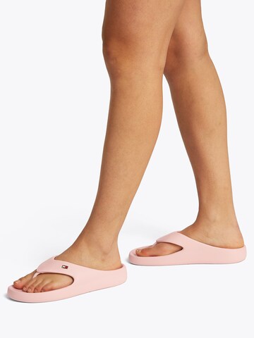 TOMMY HILFIGER Teenslipper in Roze