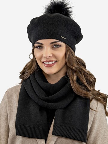 Vivisence Mütze '7035' in Schwarz