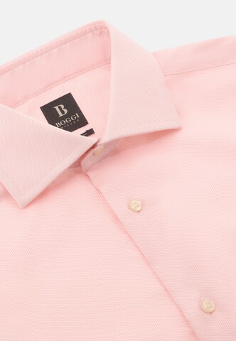Boggi Milano Regular Fit Hemd in Pink