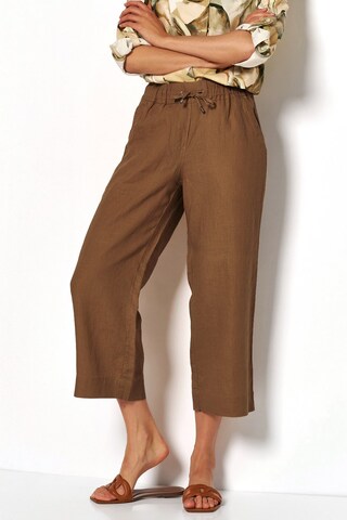 TONI Wide Leg Hose in Braun