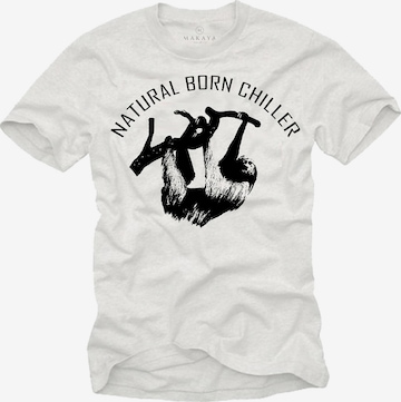 MAKAYA Shirt in White: front