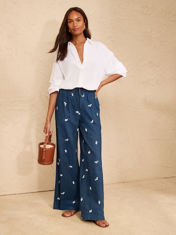 love & roses Wide leg Jeans in Blue