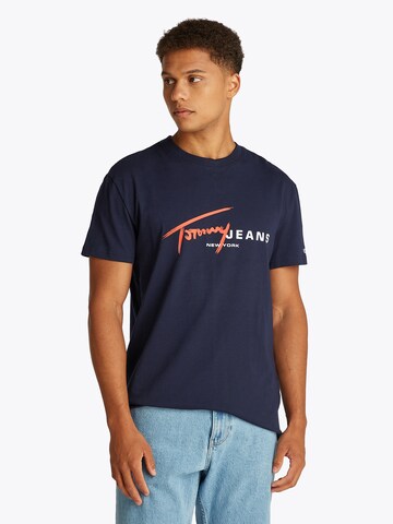 Maglietta di Tommy Jeans in blu: frontale